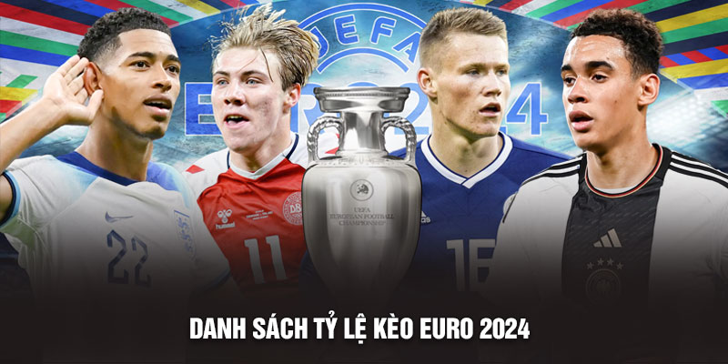 Danh sách tỷ lệ kèo Euro 2024 